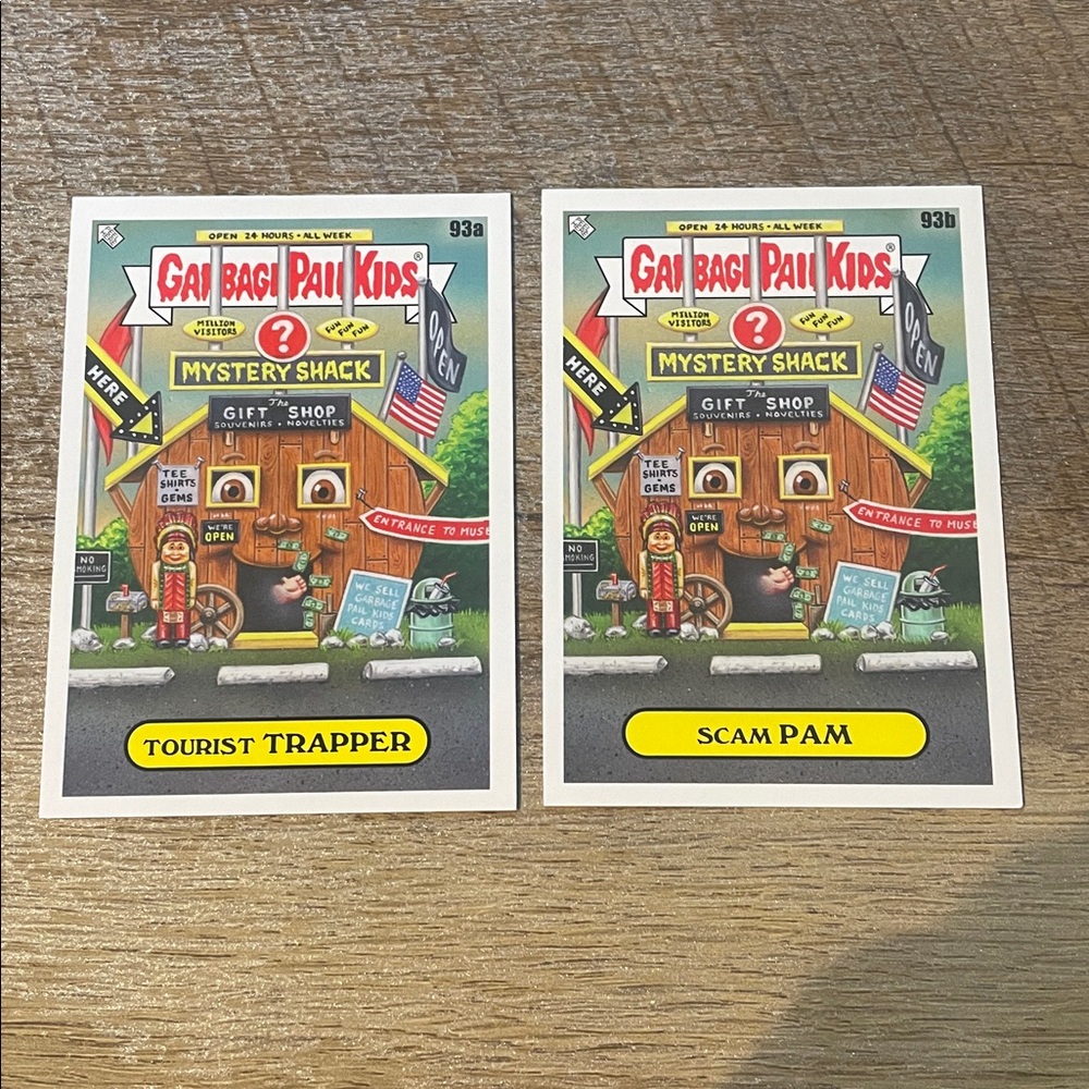 ✨10/$10 GPK SALE✨ Garbage Pail Kids GPK Go on Vacation Base 93a and 93b